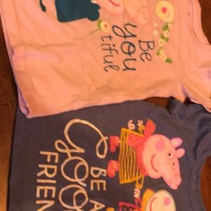 Pair of Peppa Pig Shirts